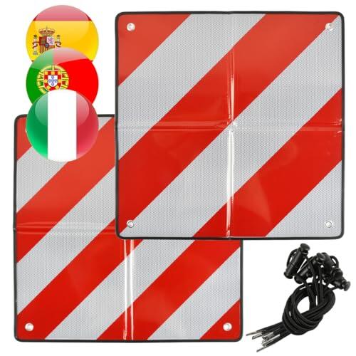 Guía esencial para el transporte seguro: Señal de advertencia homologada para España e Italia
