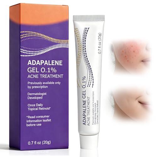 20g Crema Facial Anti Acné, Crema Acne Reduce los Granos, Reduce Granos y Puntos Negros, Textura Ligera de Absorción Inmediata, Para Todo Tipo de Piel