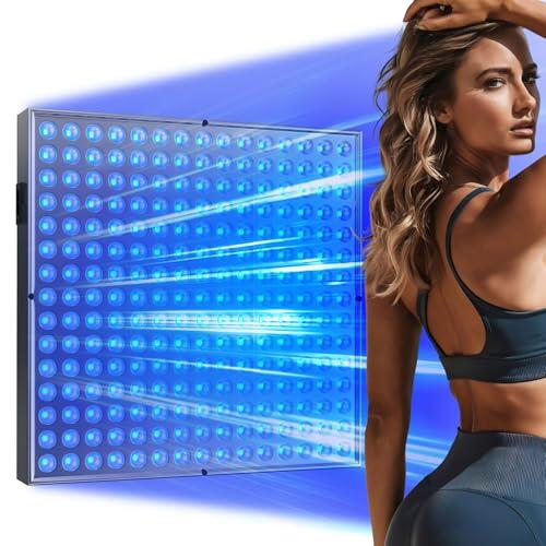 Jitesy Solarium de 45 W para el hogar con 225 piezas 460 NM, soporte plegable ajustable y gancho para colgar, bronceador facial para el hogar para el cuerpo y la cara