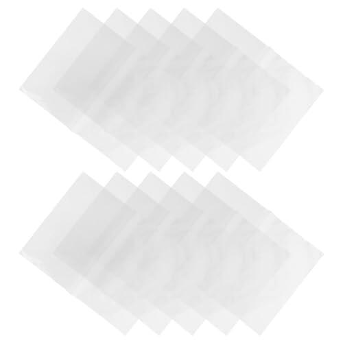 WEKADRIN 10 hojas de membranas de celofán, 20 x 30 cm, semitransparentes, para experimentos de laboratorio, estudiantes, material educativo, demo permeabilidad