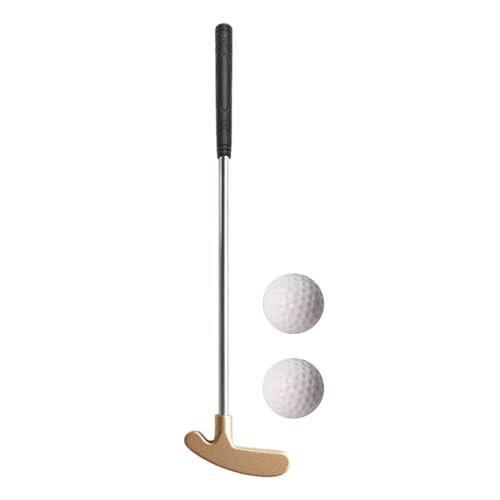 Putter - Juego de palos de golf para niños y adultos, para diestros/zurdos, para interior y exterior, eje estable
