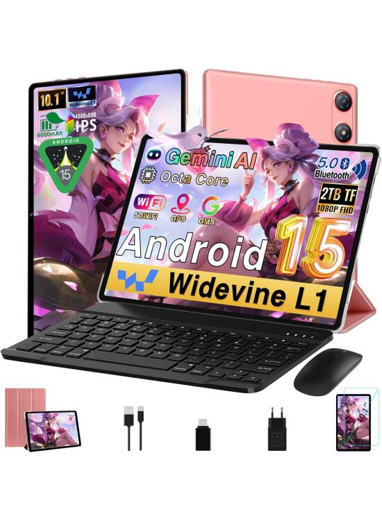 Características Clave de la Tableta Android 15 de 10 Pulgadas