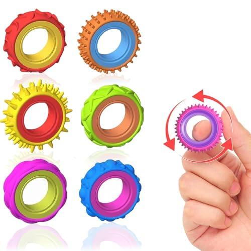 Anillos sensoriales antiestrés: una solución táctil para la concentración y la calma