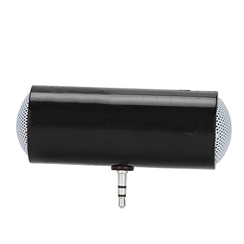 Greensen Mini Altavoz Portátil Inalámbrico, Jack de Audio 3.5mm, para Teléfonos Inteligentes Tabletas Laptops PC MP3 MP4, Negro