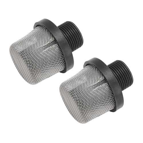 Bonbela 2 filtros de entrada para pulverizadores de pintura sin aire, filtro de entrada de manguera multifuncional de alta eficiencia, para cambio