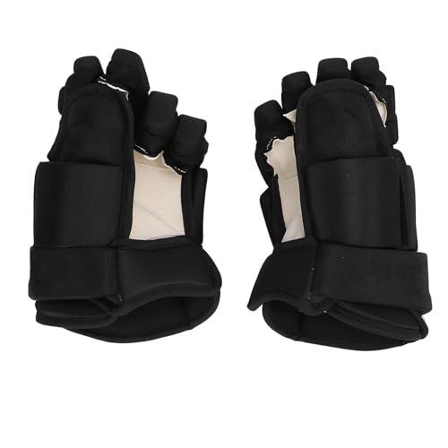 SIXRUN de Hockey, Tela de Nailon Transpirable, Ligeros de Hockey sobre Hielo para Jugadores, con Acolchado Adicional y Diseño de Malla para Mayor Comodidad y Agarre (10 Pulgadas)