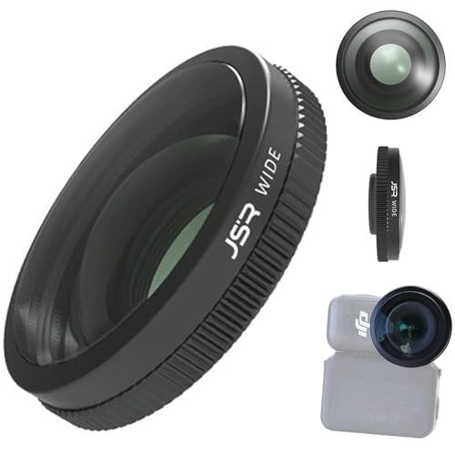 Honbobo Microobjetivo Gran Angular Filtro de Lente 10X HD Retrato Filtro de Enfoque Wide Angle Micro Lens para DJI Osmo Nano, Accesorios para DJI Osmo Nano (Lente Ancha)