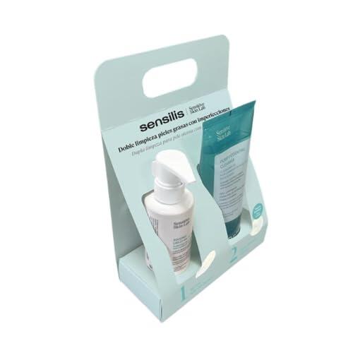 Sensilis - Pack Purify Essential Cleanser, Gel Limpiador Purificante, Hidrata y Seborregula 200 ml y Succinic Jelly Oil Cleanser Gel Limpiador Anti-imperfecciones, Seborregulador y Calmante 150 ml
