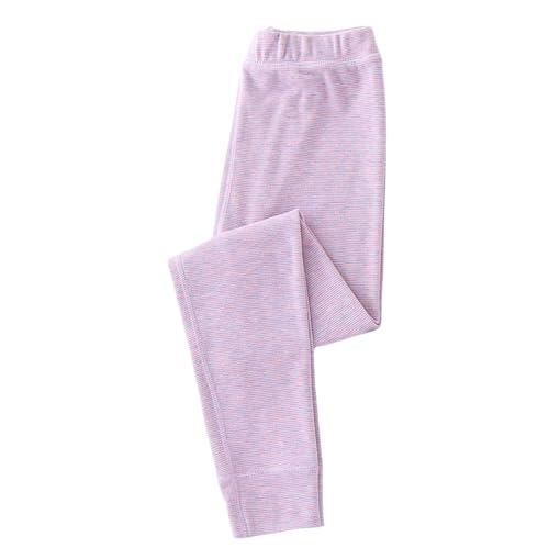 Genérico Pantalones de Niña para Temporada Otoño Invierno Confortable Elásticos y Material Bebés (Light Purple, 9-10 Years)