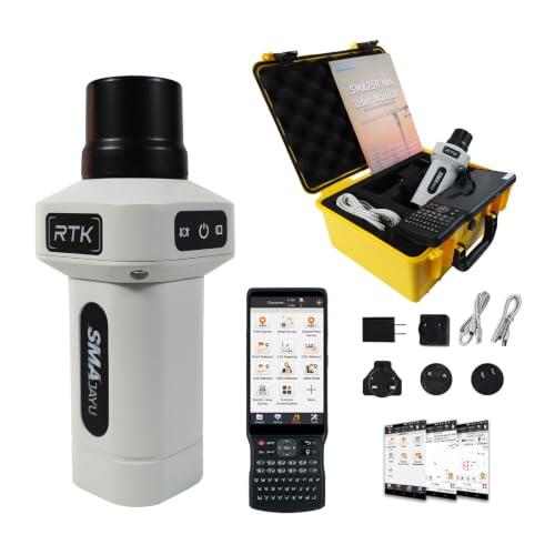 SMA25R Net GNSS RTK Sistema de encuesta portátil de Alta precisión Receptor de posicionamiento con colector, conexión CORS, precisión de 10 cm por PPP, compensación de inclinación, para topografía de