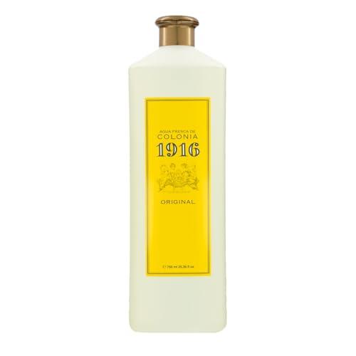1916 - Original 750 ml, Agua de Colonia Hombre y Mujer, Perfume Unisex, Eau de Toilette Masculina y Femenina, Fragancia Cítrica y Floral, Aroma de Larga Duración
