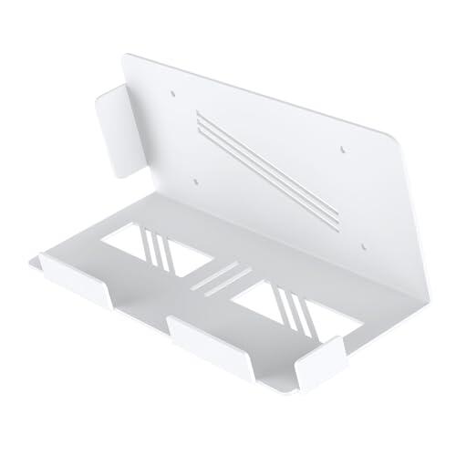 Soporte de Pared para Consola de Juegos, Soporte para Consola, de Pared, Estable para Detrás del Televisor (WHITE)