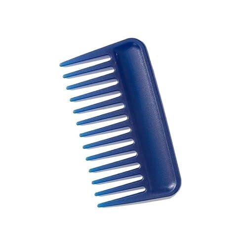 Peine Rizador De Dientes Anchos Y Forma Cuadrada Sin Mango, Herramienta Masaje Portátil Para Uso Doméstico Para Peinar Dar, Equipo Profesional Para El Cuidado Del Cabello En Peluquerías(F)