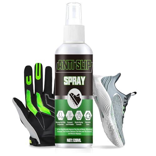 WEILAOK Spray Agarre de Zapatos, 120ml Genérico Spray de Agarre para Zapatillas de Baloncesto, Antideslizante, Mejora el Agarre, Apto para Todo Tipo de Calzado Deportivo