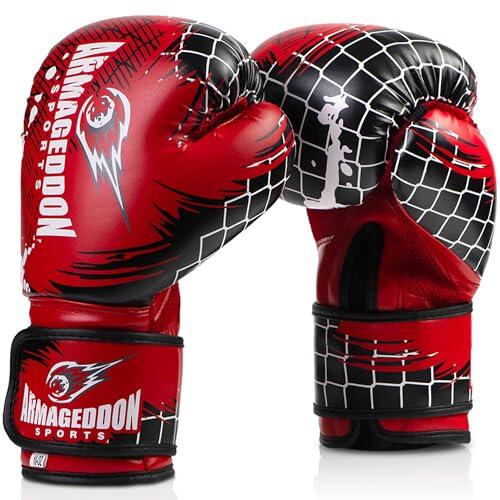 Guantes de Boxeo para Hombre y Mujer – Entrenamiento Profesional de Boxeo, Kickboxing y Muay Thai – Sparring, Saco y Deportes de Combate – Diseño Resistente para Uso Intensivo