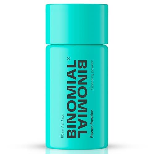 BINOMIAL - Power Powder | Limpiador Facial en Polvo | Limpieza Facial Profunda e Hidratante | con Antioxidantes Naturales y Activos Postbióticos | Skincare | 60gr