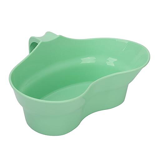 Pongnas Recipiente para Vómito de 880 Ml, Bandeja para el Cuidado Bucal, Ideal para Ancianos y Pacientes encamados. Diseño Compacto a Prueba de Derrames con Asa ergonómica.