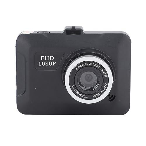 Asixxsix Cámara de Tablero de Visión Nocturna con Detección de Gravedad con Pantalla HD 1080P de 2,2 Pulgadas para Grabadora de Conducción de Automóviles, 32 GB