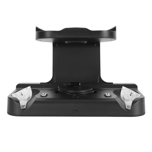 AKLOSIPY Estación de Carga Meta 3 VR con Carga Rápida, 2 Baterías Recargables y características: Base de Control para Montaje en Pared (Black)