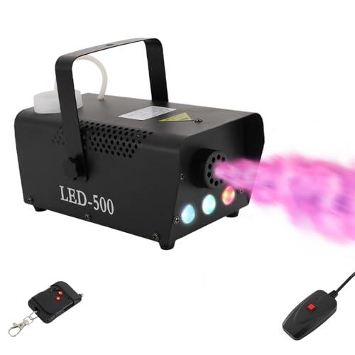Guía Completa sobre la Máquina de Humo Profesional de 500W y Luces LED RGB