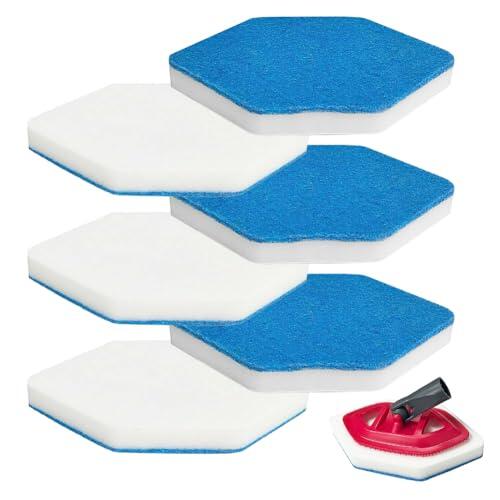 Pack de 6 recambios de repuesto para fregona de baño y bañera, apto para Vileda Bath Magic