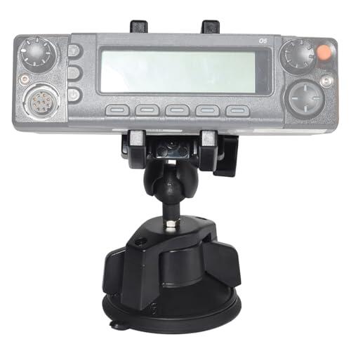 YNIBST Soporte de Ventosa para Cabezales de Control de Emisora Radioaficionado, Soporte de Montaje para Radios CB Móviles y Portátiles, Compatible con Icom IC-2730A, TYT TH-9800D, Anytone AT-588UV