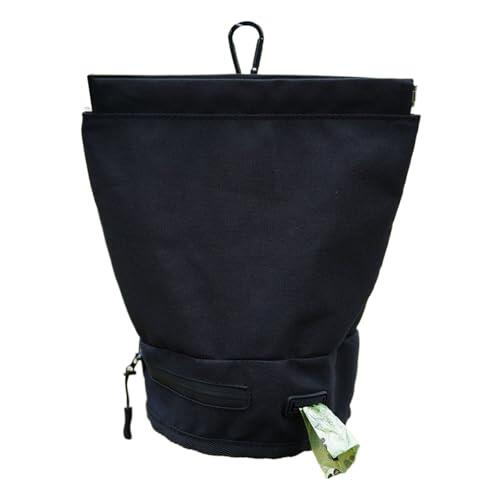 Portabolas Para Correas Cierre Elástico con Cordón | Soporte para Bolsas de Desechos Caninos para Cachorros Pequeños y Medianos Pasear Compras Acampar Jardín Patio Parque Picnic