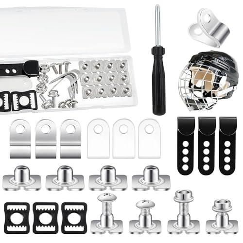 Kit De Reparación De Fútbol - Hardware De Acero Inoxidable Juego De 33 Piezas, Incluido Clip De Visera Clip En J Juntas De Herramientas De Destornillador | Kit De Mantenimiento De Equipos