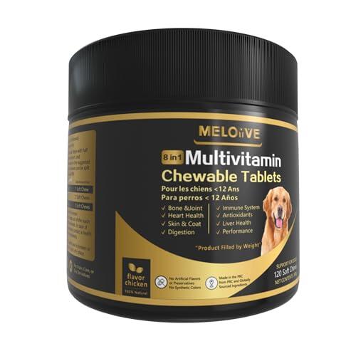 Guía Completa sobre las Multivitaminas Meloive 8 en 1 para Perros