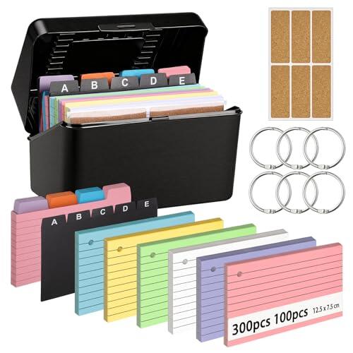 Organiza tus estudios y notas con la caja de tarjetas Thboxes de 400 fichas