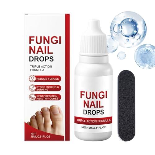Cuidado de uñas de 15 ml, suavizante natural extrafuerte, solución de uñas para uñas amarillas, pies, cutículas, dedos de los pies, pedicura, cuidado de uñas para mujeres y hombres