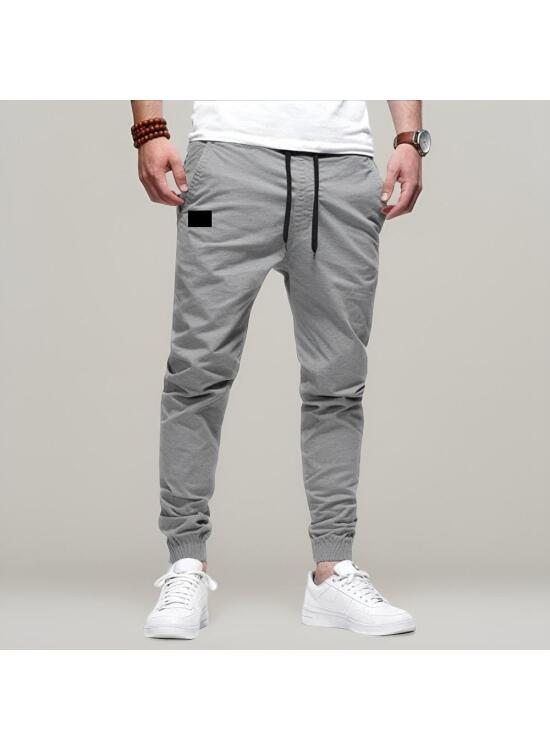 Pantalones deportivos para hombre, informales, ligeros, cintura elástica, con cordón, para senderismo, pantalones chinos para hombre