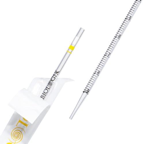 200 pipetas serológicas de poliestireno, 1 ml, estériles, transparentes, embalaje independiente