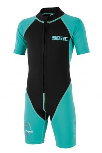 Seac Dolphin, Traje de Neopreno Shorty en Neopreno de 1,5 mm y Lycra para Nadar, bucear y Jugar en el Agua