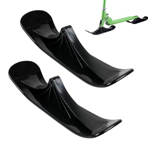 Kit De Conversión para Esquí Y Skateboard - 1 Par de Piezas Repuesto para Deportes Invierno - Kit De Conversión A Trineo para Esquí Y Skateboard,para Césped Caminos Irregulares De Parque Playa