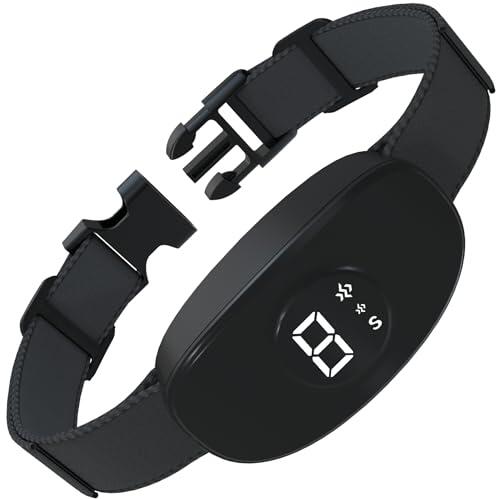 Beoankit Collar Antiladridos para Perros,Sin Descargas | Collar Automático con 8 Sensibilidad Ajustables,3 Modos de Vibración/Fuerte Vibración/Sonido,Apto para Todos los Perros