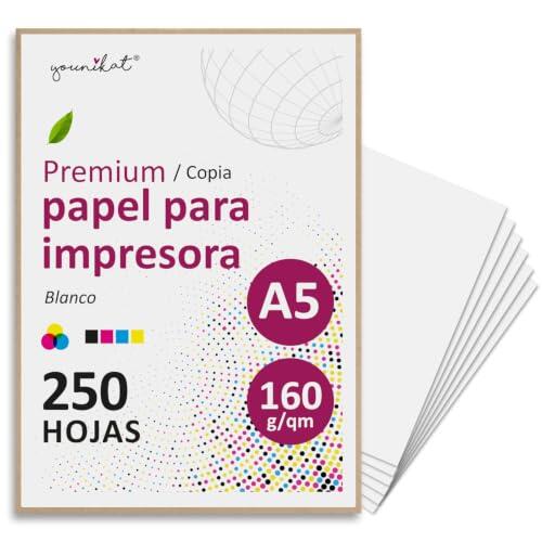 Papel para Impresora DIN A5 younikat 160 g: Características y Usos