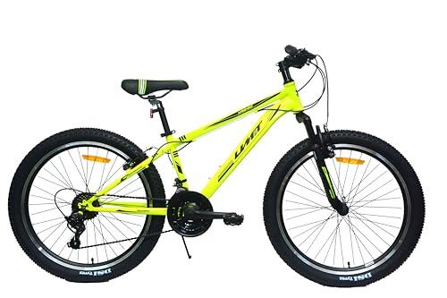 DEPORBIKES Bicicleta 24 Pulgadas niño 8-12 años | Bicicleta niño + 21 Velocidades Shimano + Suspensión Delantera | Resistente y Segura Intantil