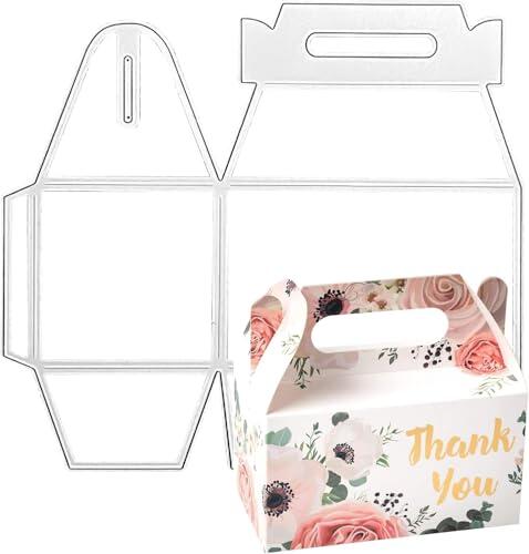 Troquel de Caja Regalo Plantillas de Troqueles de Corte de Metal para Boda Caja Dulce Plantilla Estarcir Cutting Dies para Scrapbooking Cumpleaños Tarjeta Papel Manualidad DIY Regalo
