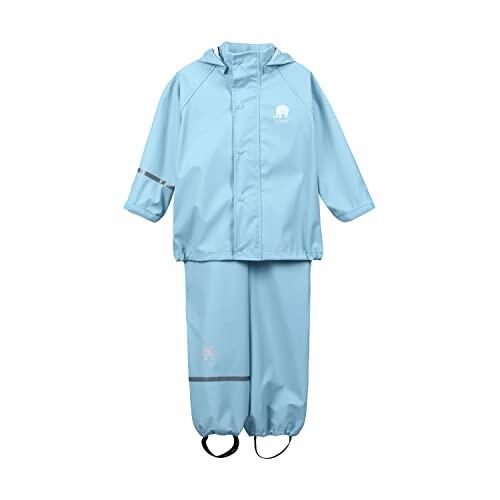 Celavi Celavi - Conjunto de ropa de lluvia básica unisex de poliuretano sólido CeLaVi de poliuretano sólido, azul, 160