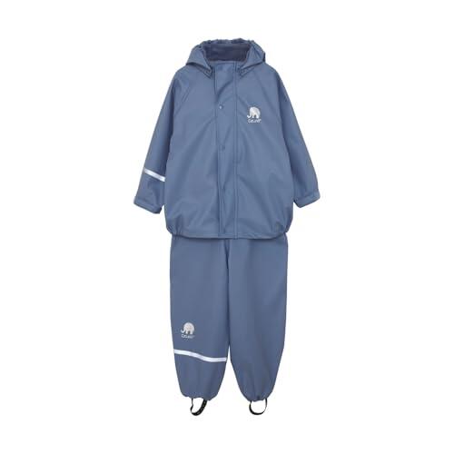 Celavi Celavi - Conjunto de ropa impermeable básica unisex de poliuretano sólido CeLaVi de poliuretano sólido, gris, 92