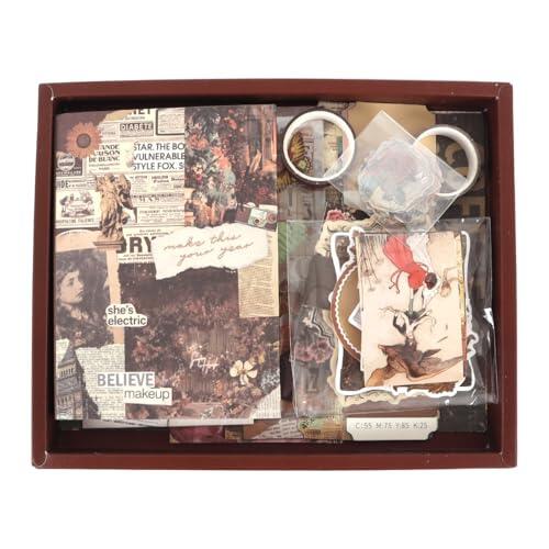Gutol 1 Kit de Scrapbooking, Material para Scrapbooking, Kit de álbum de recortes con pegatinas y accesorios para diario, decoración para regalo