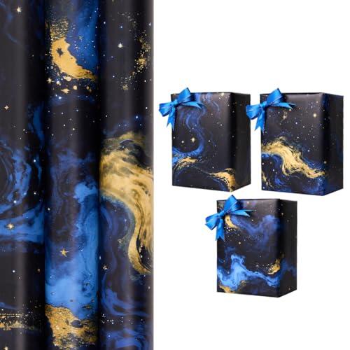 Envuelve tus regalos en el universo: Papel de regalo de cielo estrellado BESCaks