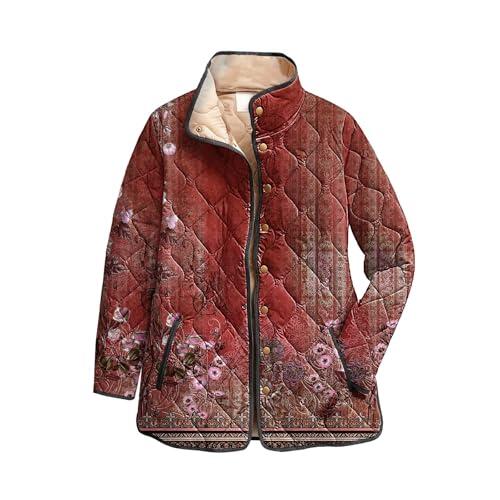 Genérico Abrigo Cálido a Prueba de Viento Cálido Otono Exteriores Ligero Outwear con Cremallera Bolsillos Chaqueta Cortaviento y Cálido Elegante Chaqueta Pocket Coat Abrigo Gruesa para Mujer