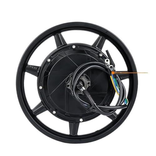 SMTYXS Bicicleta Eléctrica con Motor De Buje 14 Pulgadas, 48 ​​V, 60 V, 72, 1500 W-3500 W, 120 Km/h, Sin Escobillas, Alta Velocidad, 1200 RPM(72v3000w)