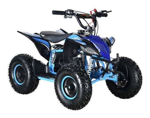 Miniquad de gasolina 49cc infantil Mini KF con arranque a tirador y ruedas de 6 pulgadas