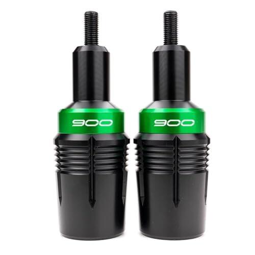 Deslizador Accesorios para Motocicleta: Protector De Escape, Protector contra Caídas, Motor, Protectores Chasis para para Z900 Topes Anticaida(Verde,X-2)