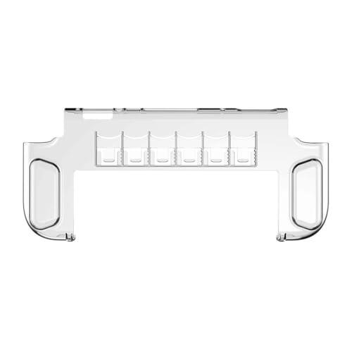 Opatiny Funda protectora transparente para Nintendo Switch 2, PC para material a prueba de golpes, con ranuras de almacenamiento para tarjetas de juego, ajuste compacto, 28,3 x 12,6 x 3,1 cm