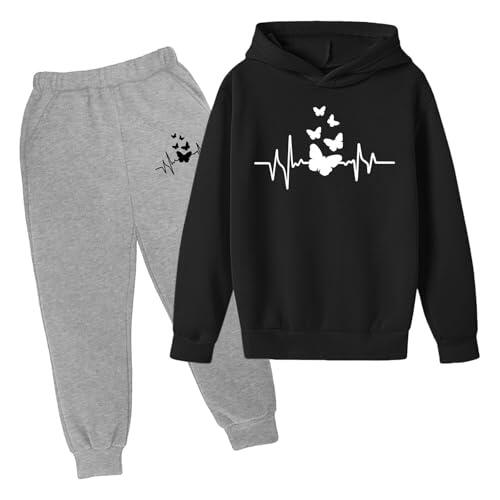 Generisch Conjunto de traje para niños, camiseta de manga larga + pantalones, 2 piezas de ropa para niños de 4 a 12 años, 3-4 años