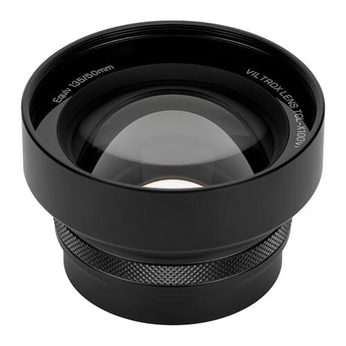 VILTROX TCL-X100 Vi Lente de Conversión Tele, Lente Telefoto 1.4X de Metal con Reconocimiento Automático para Fujifilm X100VI X100V X100F, Negro